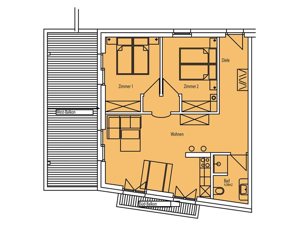 Kasperhof Apartments Innsbruck Top 6 - 7 Экстерьер фото