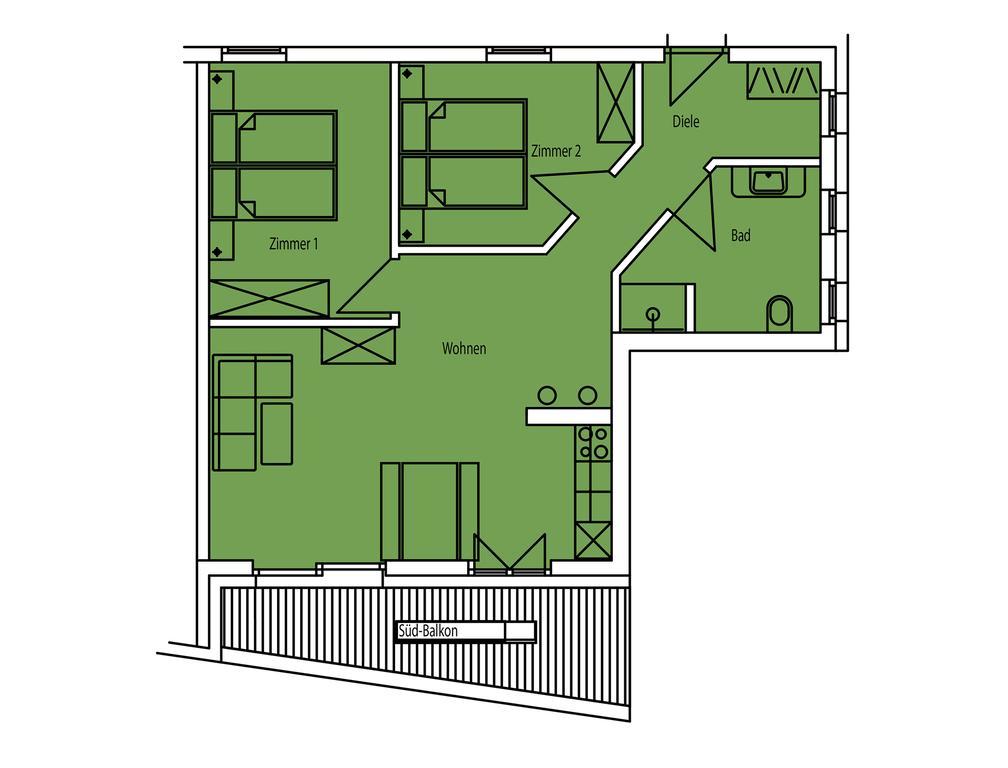 Kasperhof Apartments Innsbruck Top 6 - 7 Экстерьер фото